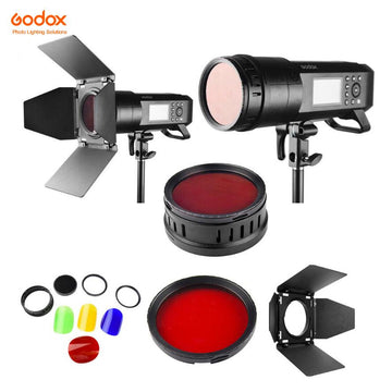 Godox BD-08 Barndoor, Color Gel & Grid for AD400Pro & AD300Pro - Arahan Photo